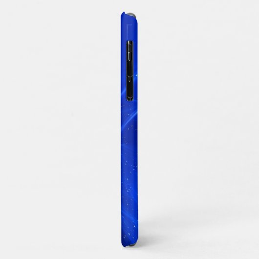 Gymnastiek Blue Abstract Hoesje-Mate iPhone Case (Achterkant/links)