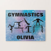 Gymnastiek Blue Glam Legpuzzel (Horizontaal)