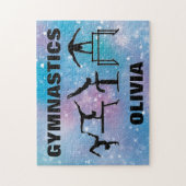 Gymnastiek Blue Glam Legpuzzel (Verticaal)