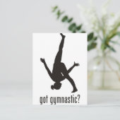 Gymnastiek Briefkaart (Staand voorkant)