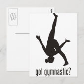 Gymnastiek Briefkaart (Voorkant / Achterkant)