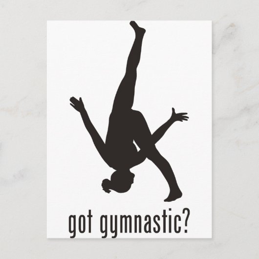 Gymnastiek Briefkaart (Voorkant)