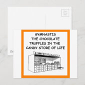 gymnastiek briefkaart (Voorkant / Achterkant)
