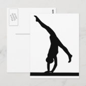 Gymnastiek Briefkaart (Voorkant / Achterkant)