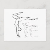 Gymnastiek Briefkaart (Voorkant)