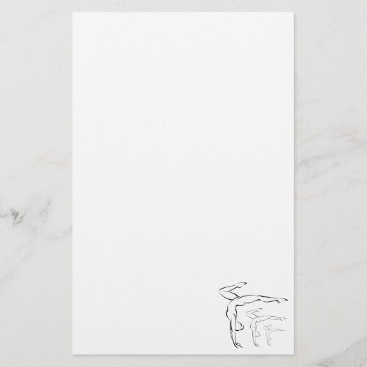 Gymnastiek Briefpapier (Voorkant)