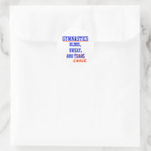 Gymnastiek BS&C Ronde Sticker (Tas)