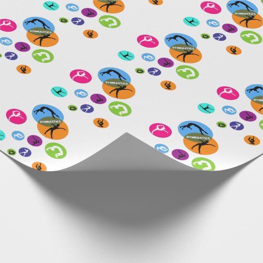 Gymnastiek Bubble Cadeaupapier (Hoek)