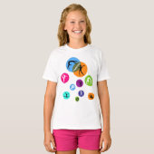 Gymnastiek Bubble T-shirt (Voorkant volledig)
