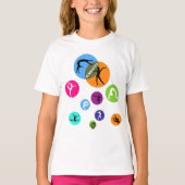 Gymnastiek Bubble T-shirt (Voorkant)