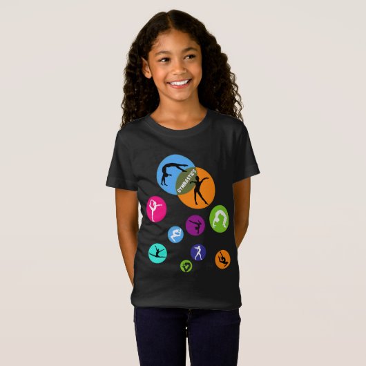 Gymnastiek Bubble T-shirt (Voorkant volledig)