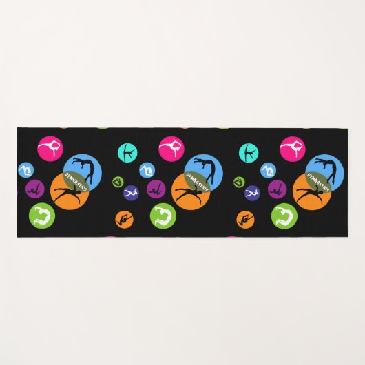 Gymnastiek Bubble Yogamat (Voorkant (horizontaal))