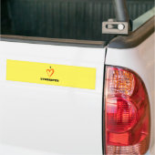 Gymnastiek bumpersticker. bumpersticker (Op Truck)