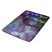 Gymnastiek Butterfly Star van de Bars Personalized Badmat (Gekanteld)