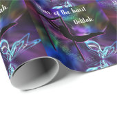 Gymnastiek Butterfly Star van de Bars Personalized Cadeaupapier (Rol Hoek)