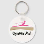 Gymnastiek! Button Sleutelhanger (Voorkant)