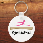 Gymnastiek! Button Sleutelhanger (Front)