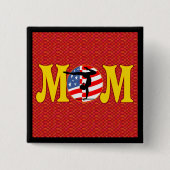 Gymnastiek Buttonnen Vierkante Button 5,1 Cm (Voorkant)