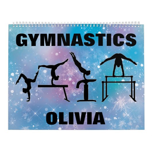 Gymnastiek Calendar Blue Glam Kalender (Hoes)