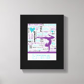 Gymnastiek Canvas Gym Kunst Gepersonaliseerd (Voorkant)
