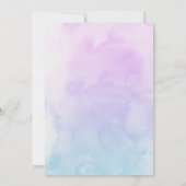 Gymnastiek Cartwheels meisje verjaardagsfeest Kaart (Achterkant)