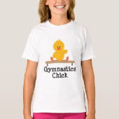 Gymnastiek Chick Girls Ringer T-shirt (Voorkant)