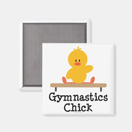 Gymnastiek Chick Magnet (Voorkant / Achterkant)