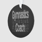 Gymnastiek Coach Extraordinaire Ornament (voorkant)