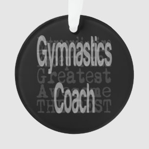 Gymnastiek Coach Extraordinaire Ornament