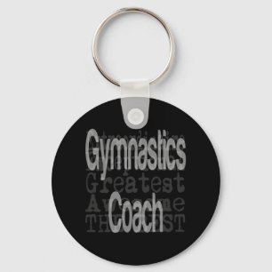 Gymnastiek Coach Extraordinaire Sleutelhanger