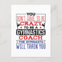 Gymnastiek Coach Funny Appreciation Gift Crazy