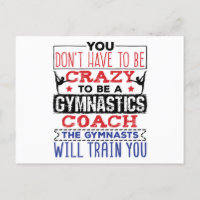 Gymnastiek Coach Funny Appreciation Gift Crazy