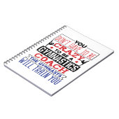 Gymnastiek Coach Funny Appreciation Gift Crazy Notitieboek (Linkerzijde)