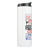 Gymnastiek Coach Funny Appreciation Gift Crazy Thermosbeker (Gedraaid links)