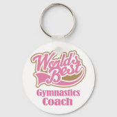 Gymnastiek Coach Gift Sleutelhanger (Voorkant)