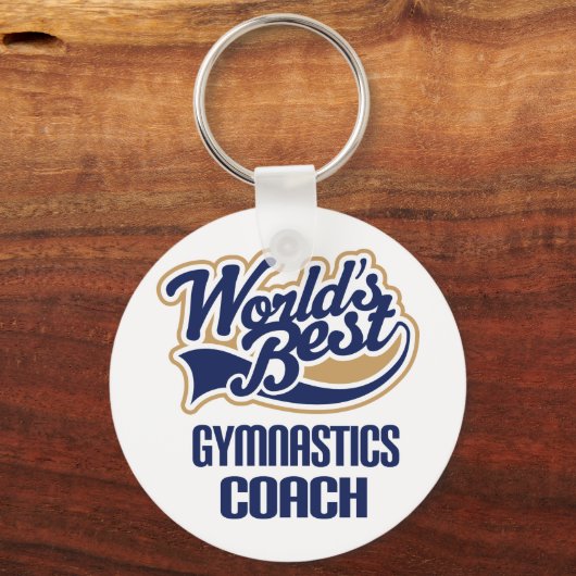 Gymnastiek Coach Gift Sleutelhanger (Voorkant)