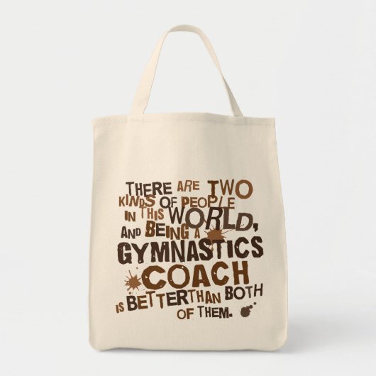 Gymnastiek Coach Gift Tote Bag (Voorkant)