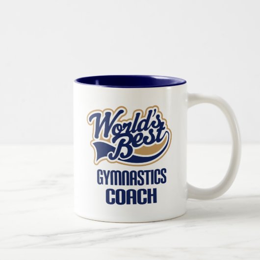 Gymnastiek Coach Gift Tweekleurige Koffiemok (Rechts)