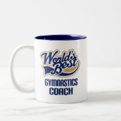 Gymnastiek Coach Gift Tweekleurige Koffiemok (Links)