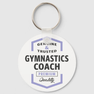 Gymnastiek Coach Logo Gifts. Sleutelhanger