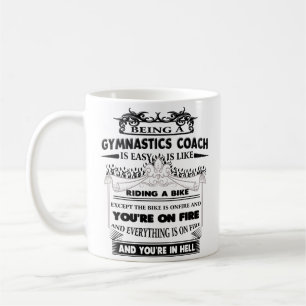 Gymnastiek Coach Mok Coffee Gifts for Men Women