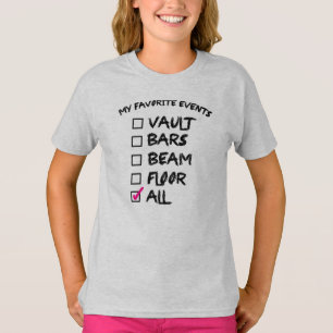 Gymnastiek collectie t-shirt