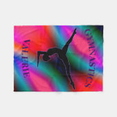 Gymnastiek Colorful Fleece Blanket (Voorkant (Horizontaal))