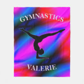 Gymnastiek Colorful Fleece Blanket (Voorkant)