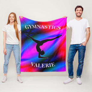 Gymnastiek Colorful Fleece Blanket Deken