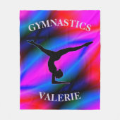 Gymnastiek Colorful Fleece Blanket Deken (Voorkant)