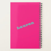 Gymnastiek Crossword Roze Gepersonaliseerde Planne Planner (Achterkant)