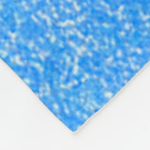 Gymnastiek Crosswords Skills Blue Glitter Fleece Deken (Hoek)