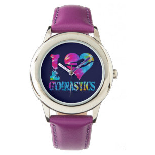 Gymnastiek Dance Cheer Watch Glitter Custom Horloge