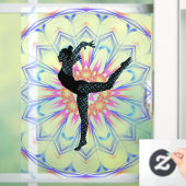 Gymnastiek / Dans Abstract venster Cling Raamsticker (Huis)